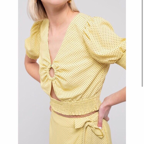 SOLD! UO Moon River O Ring Cut Out Crop Top - Picture 4 of 4